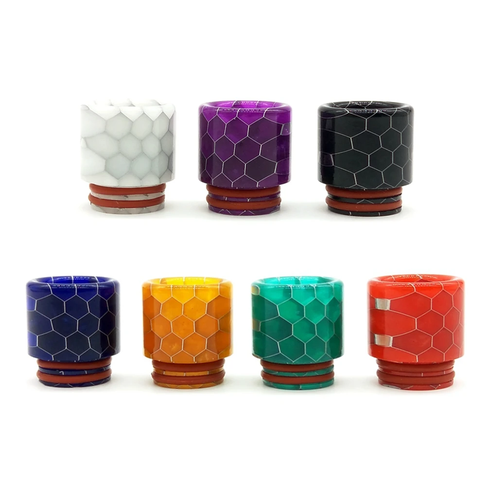 

810 Drip Tip For SMOK TFV12 Tank / TF Tank Atomizer Snakeskin Epoxy Resin MTL Drip tip 810 E-Cigarettes Vape Accessories