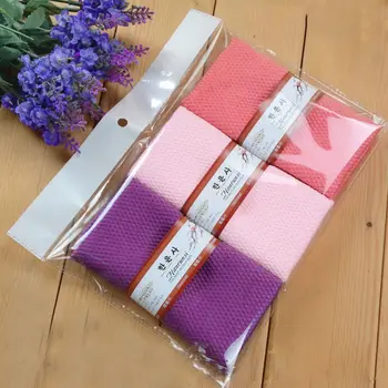 

3Pcs 50x40cm Household Dish Glass Car Window Mirror Screen Microfiber Cleaning Cloths Kitchen Absorbent Dishcloth Washing Towels