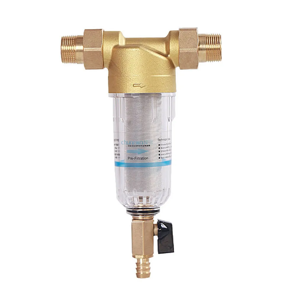 

Water Purifier Descaling 1/2" Inch 3/4" Inch 1" inch Copper Port Cleaner Filter Household House Water Filter Pipes Central