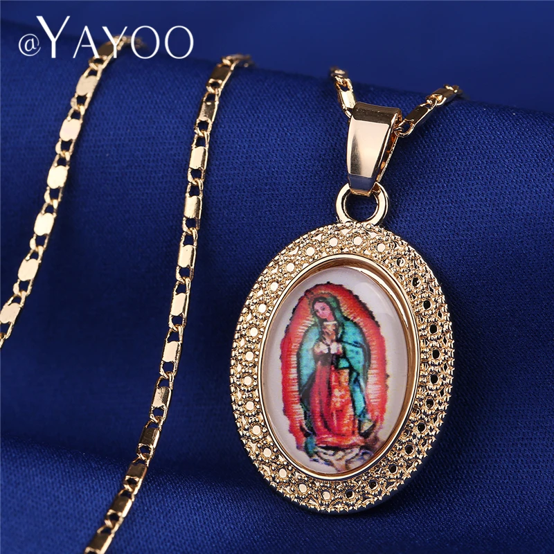 AYAYOO ожерелье s& Кулоны цепочка модное массивное ожерелье женский золотой цвет богемы Бохо длинное ожерелье свадебное Очаровательное ожерелье s