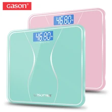 GASON A2s Bathroom Body Scale Glass Smart Household Electronic Digital Floor Weight Balance Bariatric LCD Display