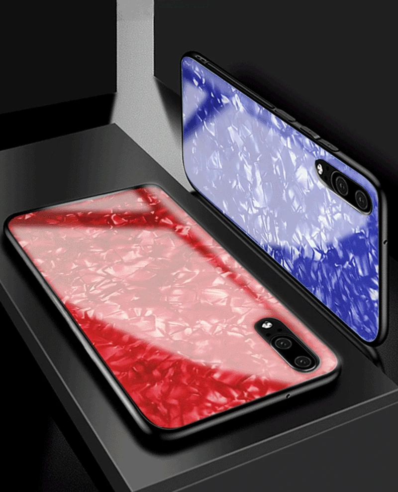 Shell Cases For Huawei P10 Plus Case Luxury Shockproof Tempered Glass Hard Back Cover For Coque Huawei P10plus Case (1)