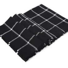 Шарф для женщин плед bufandas mujer черный теплый шарф женские зимние шарфы шали покрывало-палантин шарф роскошный бренд