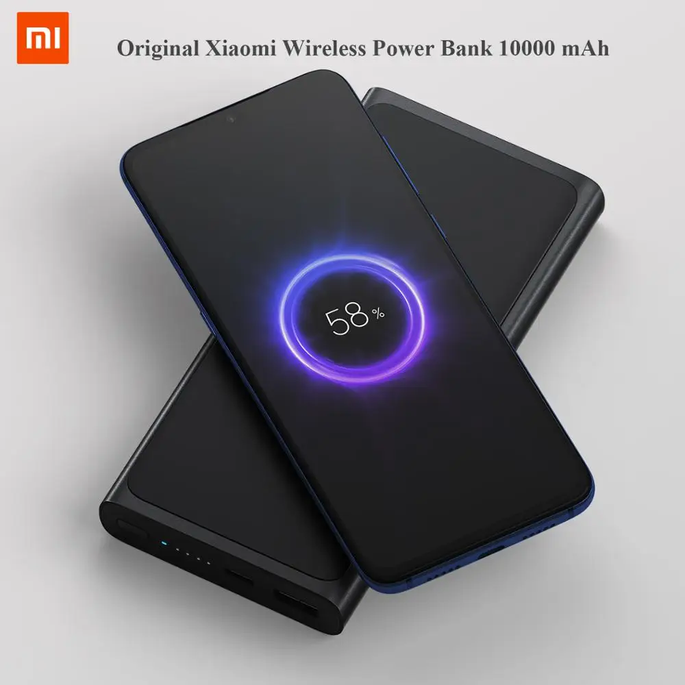 

Xiaomi Wireless Power Bank 10000mAh PLM11ZM USB Type C Mi Powerbank 10000 Qi Fast Wireless Charger Portable Charging Powerbank 3