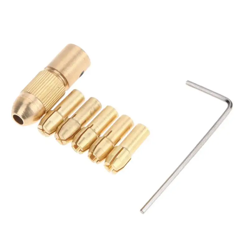 

0.5/1.0/1.5/2.5/3.0 mm High Speed Steel keyless mini drill chucks adapter micro drill collets clamp socket drill for Wood
