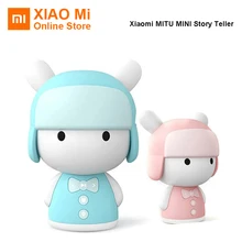 Original xiaomi mitu inteligente história teller robô brinquedo 8gb mini robô alto-falante xiaomi mi robô figura de ação crianças presente aniversário