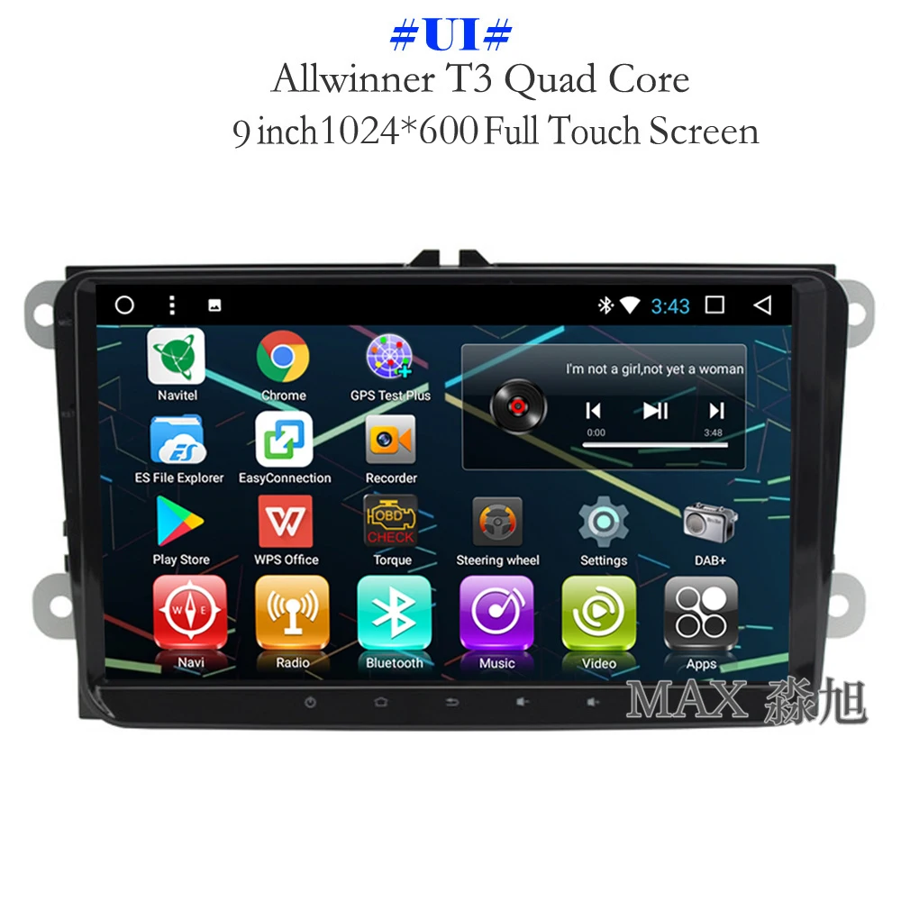 Excellent MAX GPS Navigation System Android 8.1 Car DVD Player for TIGUAN EOS POLO PASSAT CC GOLF 5 6 Radio RDS DAB+ BT 4G WIFI map 1080P 1