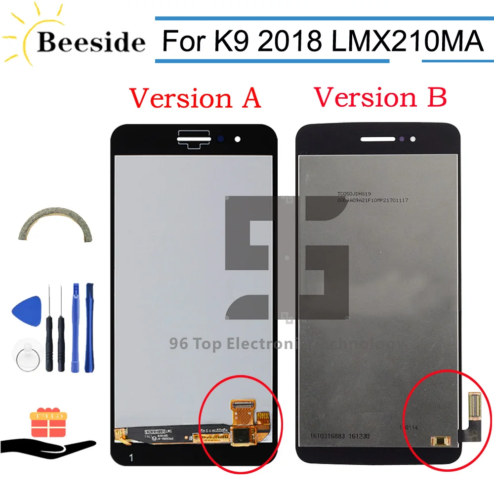 

AA+ LCD With Frame For LG LMX210MA Aristo LTE / K9 2018 LMX210EMW LMX210NMW LMX210EM LCD Display Touch Screen Digitizer Assembly