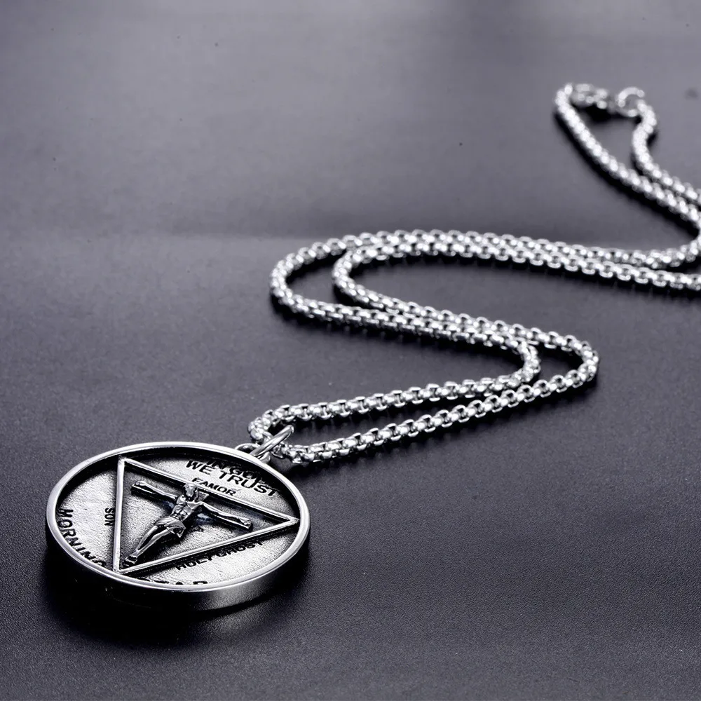 Ожерелье для косплея из нержавеющей стали Lucifer Morningstar