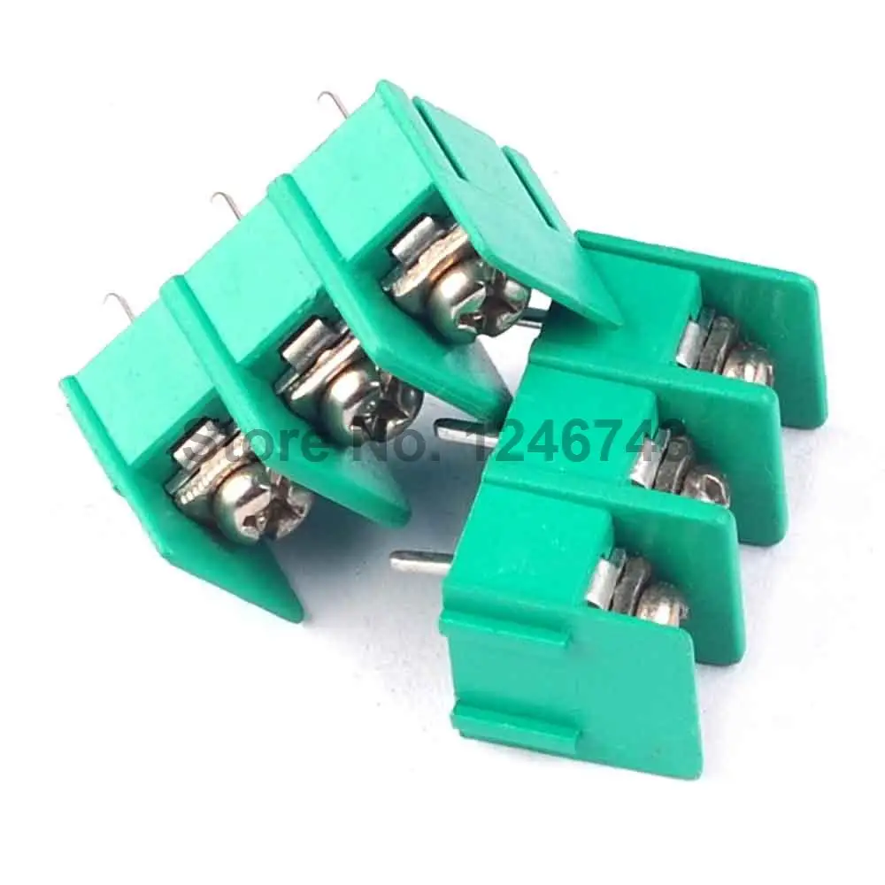 20PCS KF7620-3P 7.62MM Pitch Integral Terminal Right Angle Fence Type Terminal Spacing 7.62mm