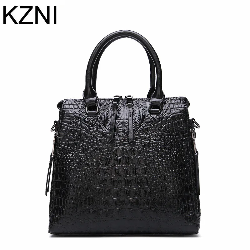 

KZNI genuine leather crossbody bags for women messenger bag messenger bag famous brand bolsa feminina de marca famosa L030650