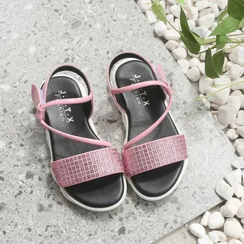 

Girls Sandals Summer Kids Children Sandals Fashion Girls Flat Pricness Shoes Toddler Sandals Sandalen Kids Toddler Shoes