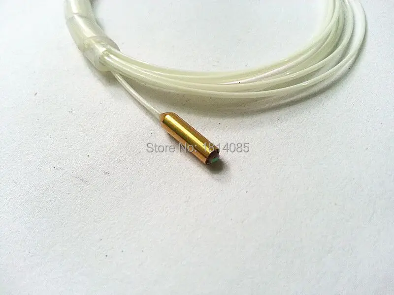 Colimador de núcleo único de fibra óptica, 0,9mm, SM, 1M, 3,2mm, tubo chapado en oro, colimador de lente C, 10 unids/lote