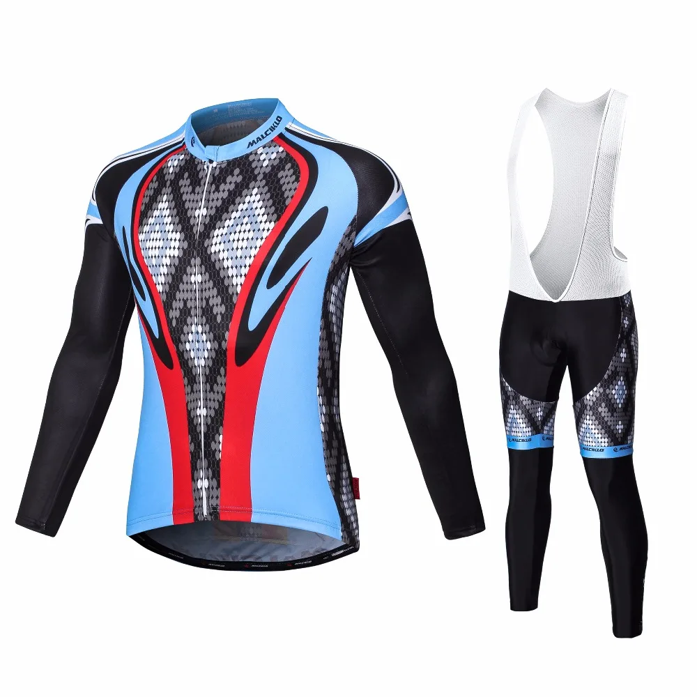 Malciklo 2017 Winter Thermal Fleece Cycling Jersey Set Maillot Ropa