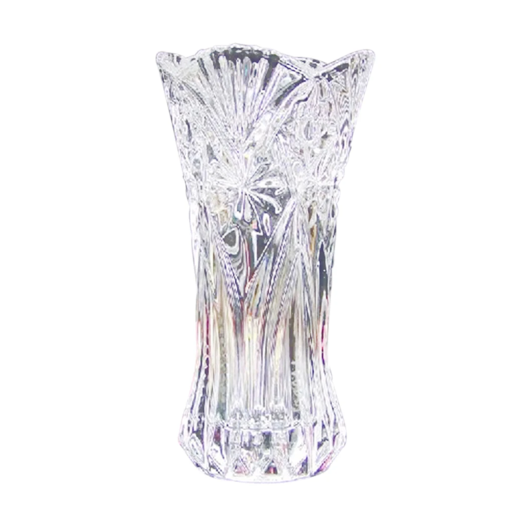 Glass Flower Planter Vase Terrarium Container Ornament For Living Room Table Decor