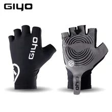 1 пара GIYO Для мужчин Для женщин велосипед Короткие перчатки Половина Finger дышащий гель площадку дорога велосипед перчатки летние спортивные велоперчатки