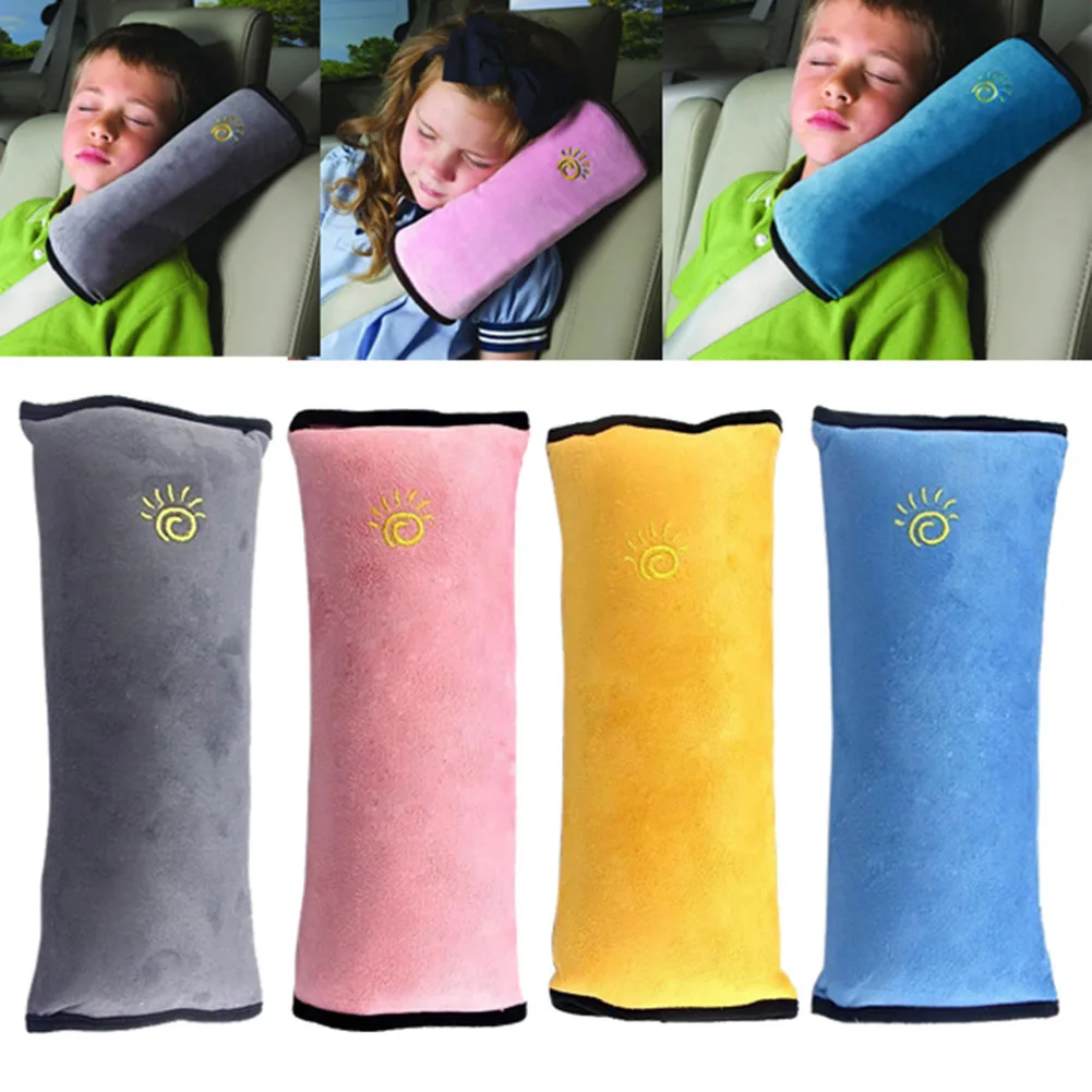 

2019 Wholesale Comfortable Children Car Vehicle Seat Belt Harness Shoulder Pad Cover Cushion Head Support Kids Car Safety Tools