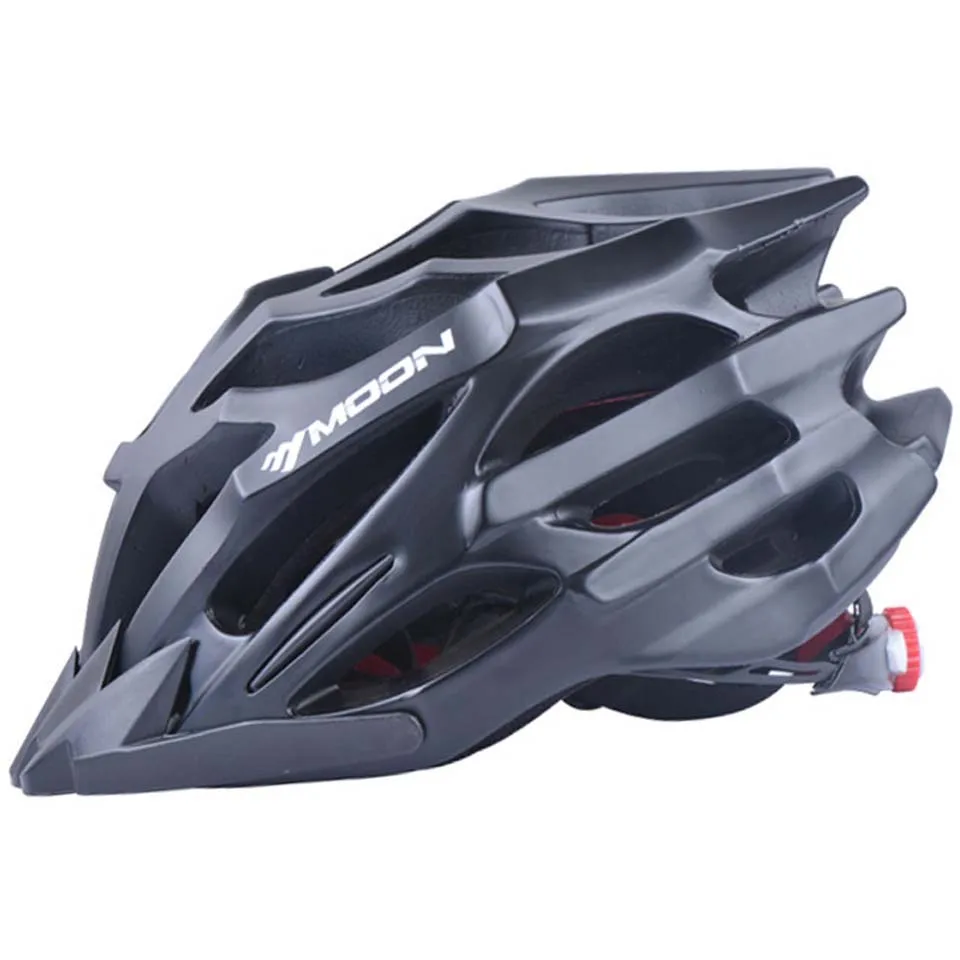 Дышащий велосипедный шлем MOON 27 с вентиляционными отверстиями для гонок, ультралегкий велосипедный шлем для мужчин и женщин, велосипедный шлем - Цвет: Black