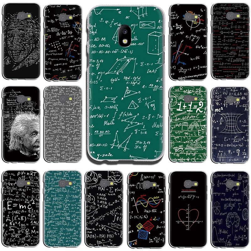 

mc2 with E=mc Math Albert Einstein Typically Hard phone case for Samsung GaLaxy J6 J7 J1 J2 J3 J5 2015 2016 2017 Prime