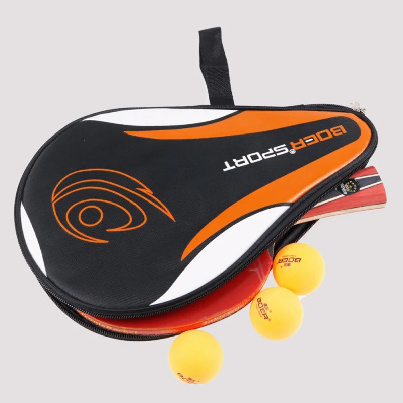 Портативная настольная сумка для теннисных ракеток Водонепроницаемая ракетка для настольного тенниса крышка весла ракетка для пинг-понга чехол с шариковым чехлом