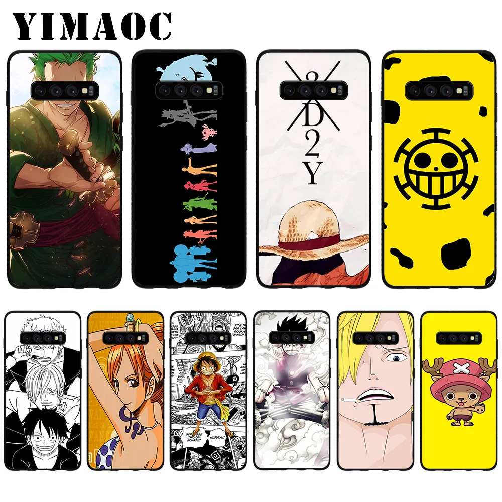 

YIMAOC Anime One Piece Soft Case for Samsung Galaxy S10 Plus S10e S6 S7 Edge S8 S9 Plus J6 M10 M20 M30