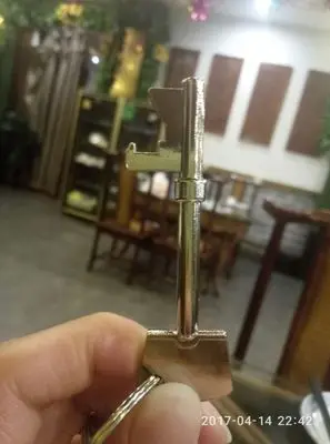 Креативный металлический брелок для моделирования ключей, мини игрушечные наручники, брелок для ключей из металла, Новые замечательные подарки