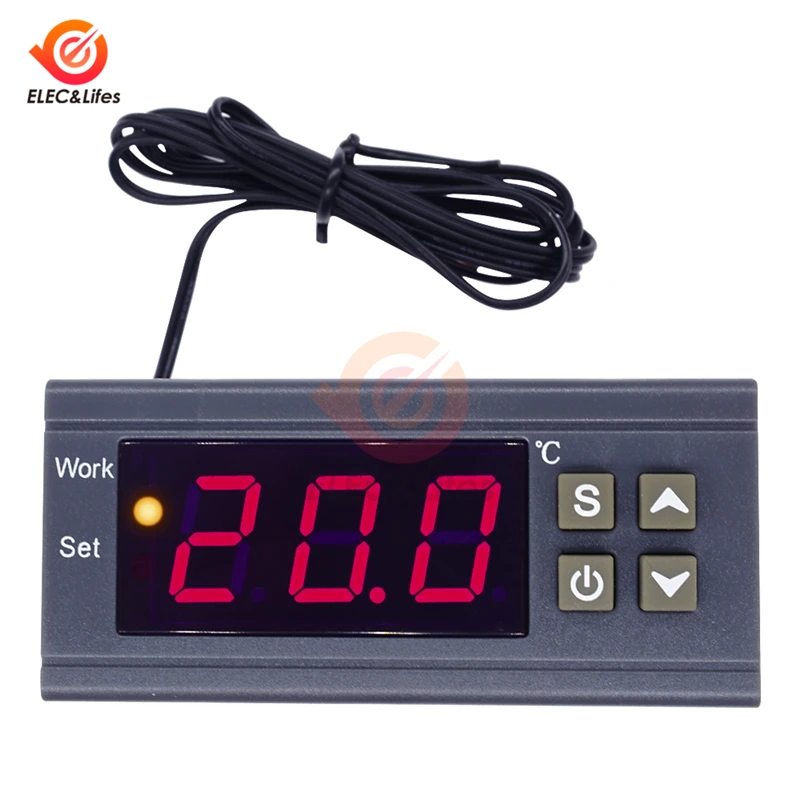 Цифровой термостат MH1210W AC 110 220V DC 9 72V 10A регулятор температуры Переключатель темп