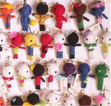 

Party Favors New Style Lot of Voodoo Doll Keychains little voodoo dolls 100pcs