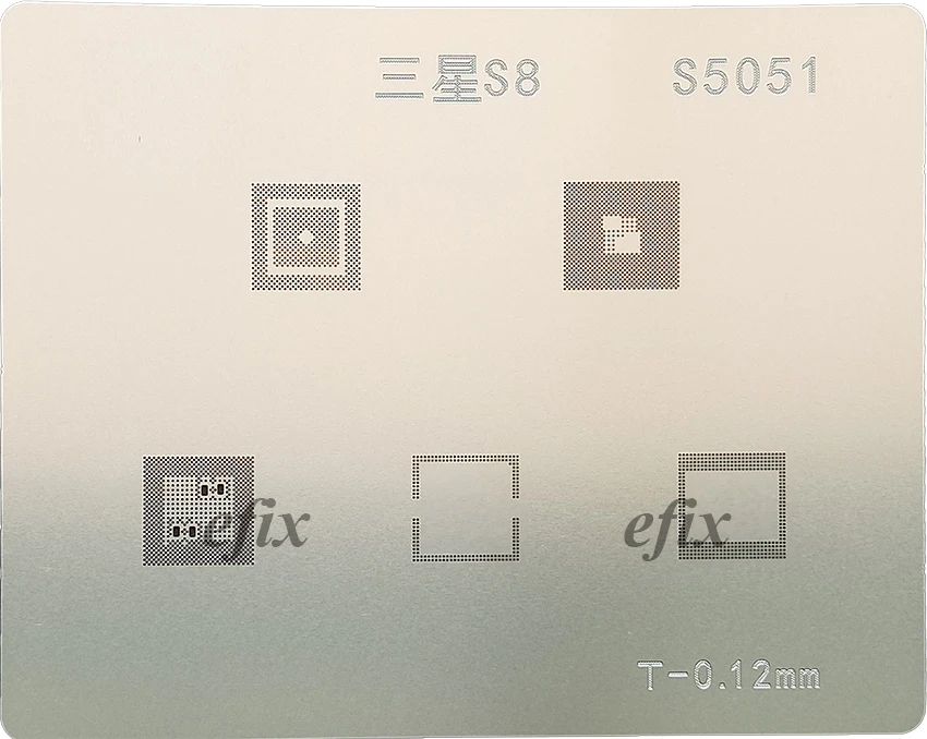 Ефикс 14 шт./лот микросхема наборы трафаретов для пайки BGA паяльная шаблон сварочный флюс для samsung S8 S7 S6 край S5 S4 S3 Note 3, 4, 5, 6 лет
