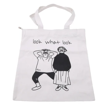 

New Fashion printing foldable green shopping bag Tote Folding pouch handbags Convenient Large-capacity storage bags