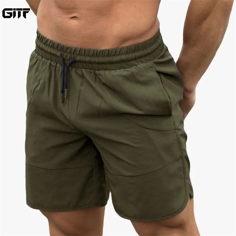 

New Running Shorts Men Jogger Quick Dry Fitness Bodybuilding Sweatpants Gym Sport Shorts Men Training Short Pants