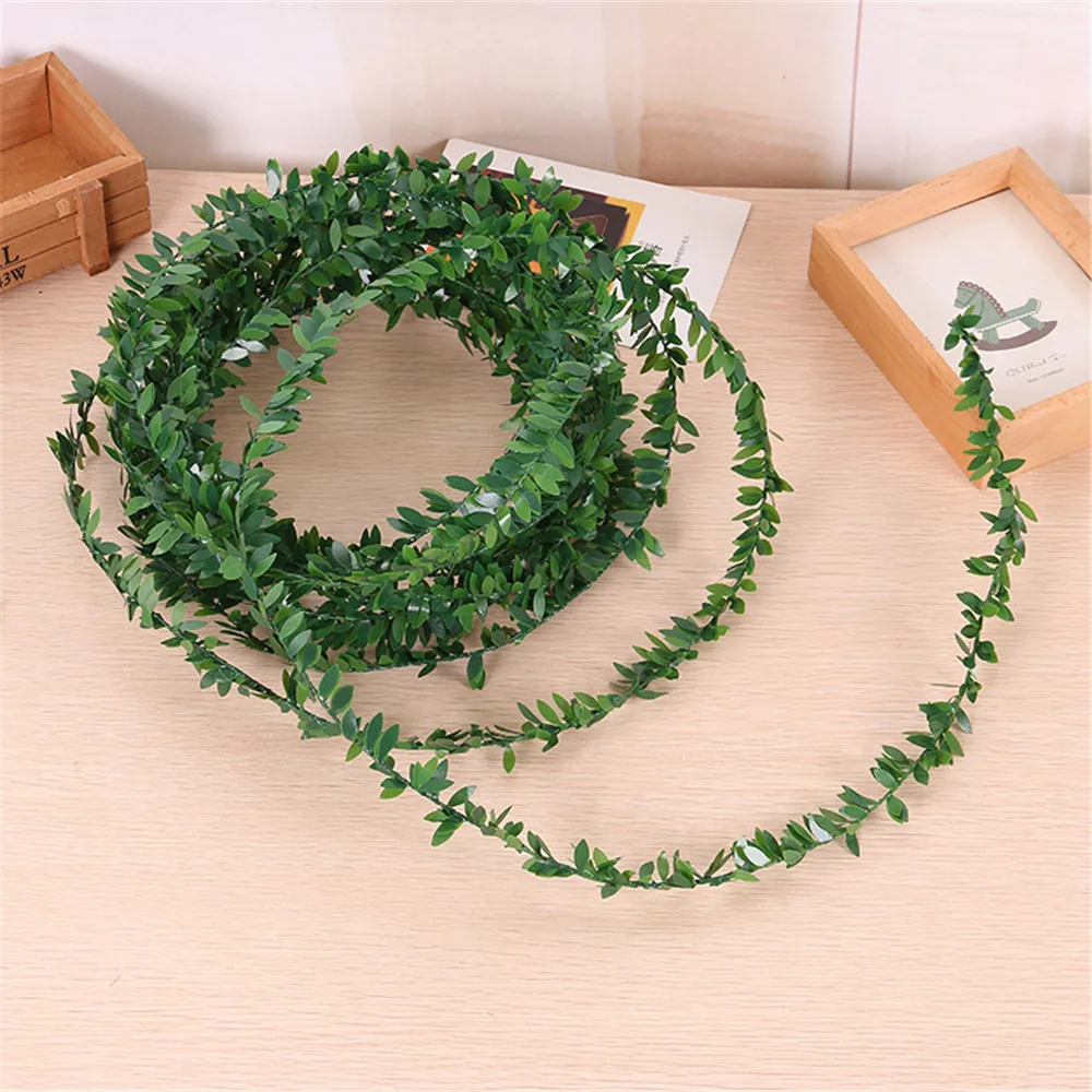 

7.5m Artificial Ivy Garland DIY Headbands Foliage Green Leaves Simulated Vine For Wedding Party Ceremony
