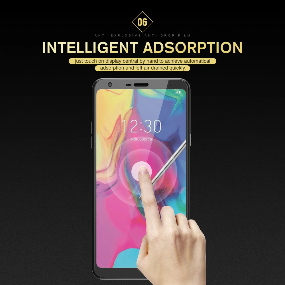 Защитное стекло для экрана LG Stylo 5 K40 Q60 Q50 9H полное покрытие закаленное K12 Prime Max Plus