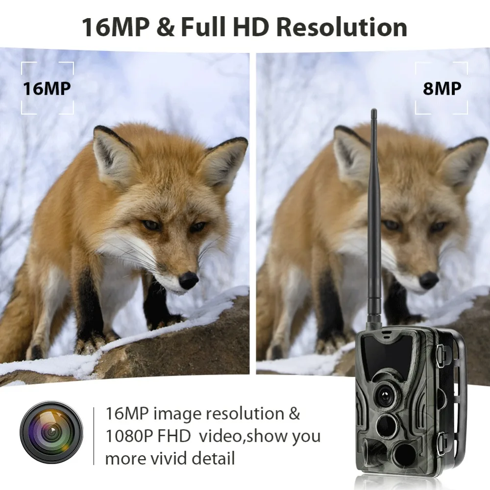 HC801M охотничий шлейф камера Дикая природа инфракрасные камеры 2G MMS фото видеонаблюдение 16MP 1080P SMS ночного видения Версия ЕС