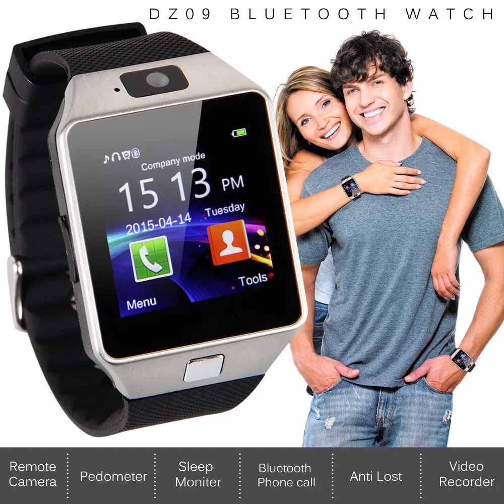 Sograce Relogio Smart Watches DZ09 Bluetooth Android Phone Call 2G GSM SIM TF Card Than DZ09 Smartwatch Men Watch PK GT08 A1