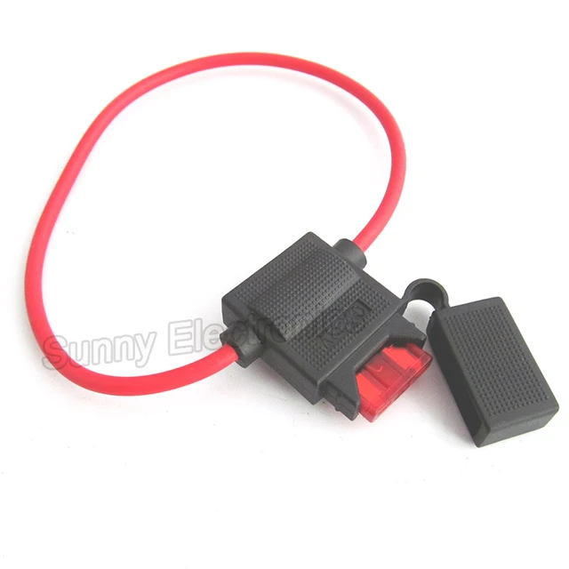 Wasserdicht 32 V Medium Auto Sicherung Halter 16AWG und Auto