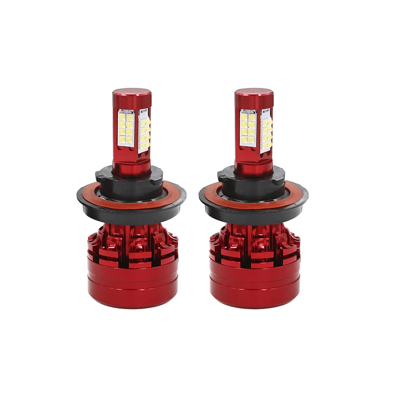 

2PCS CSP H13 6000K LED Super Bright 4-Sides Car LED Headlight Kit White Light