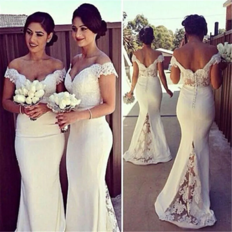 

Real Photo Sexy Sweetheart Lace Sexy Brides maid Dress 2017 See Through Mermaid Vestido