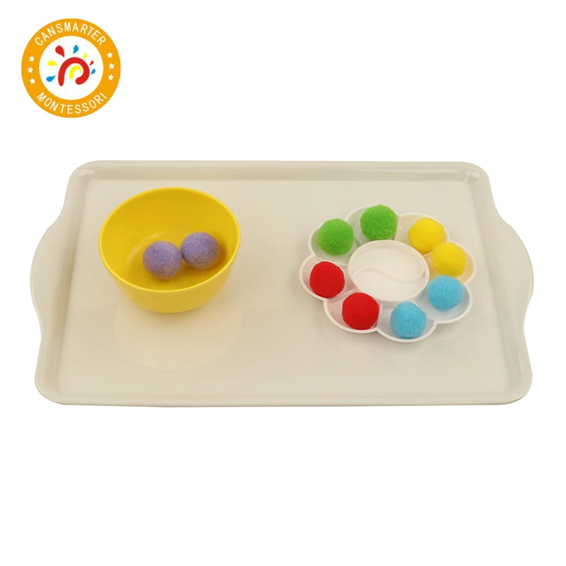 Montessori Material Three-Fingered Twist Ball Daily Life Children Toy Teaching Aids Tray - 4000025154954