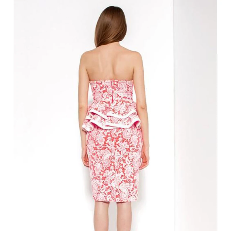 Coral-and-White-Pencil-Dress--W850609-3