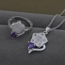 ; высокое качество; серебряные ювелирные изделия ожерелье кольцо WT-511