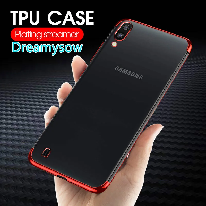 

Slim Plating Case for Samsung Galaxy A10 A20 A20E A30 A40 A40S A50 A60 A70 A80 A90 Case For S10 5G S10 Plus Silicone Back Cover