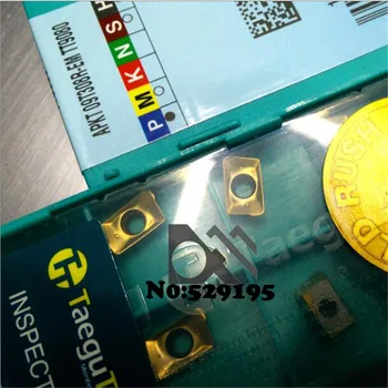 

Taegutec Inserts APKT09T308R-EM TT9080 Carbide Inserts APKT09T308 APKT 09T308 10pcs Lathe Cutter CNC Tools Turning Tool Holder