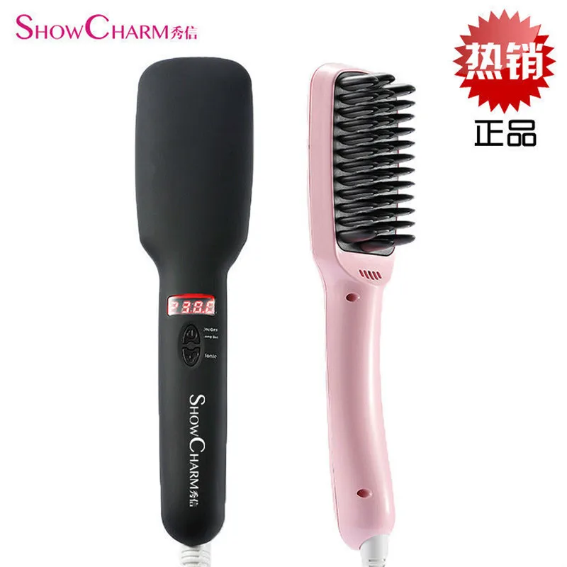 On TV Electric Heated Ceramic Professional Ceramic Hair Straightener