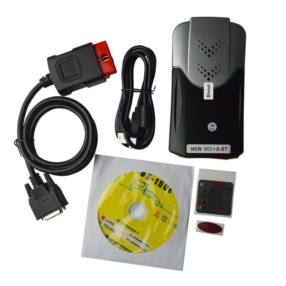 

Professional 2015.3 R3 DS150 Cars Trucks Diagnostic Tools Bluetooth VCI TCS SDP Pro Plus Diagnostic Oscilloscope Tools for Car