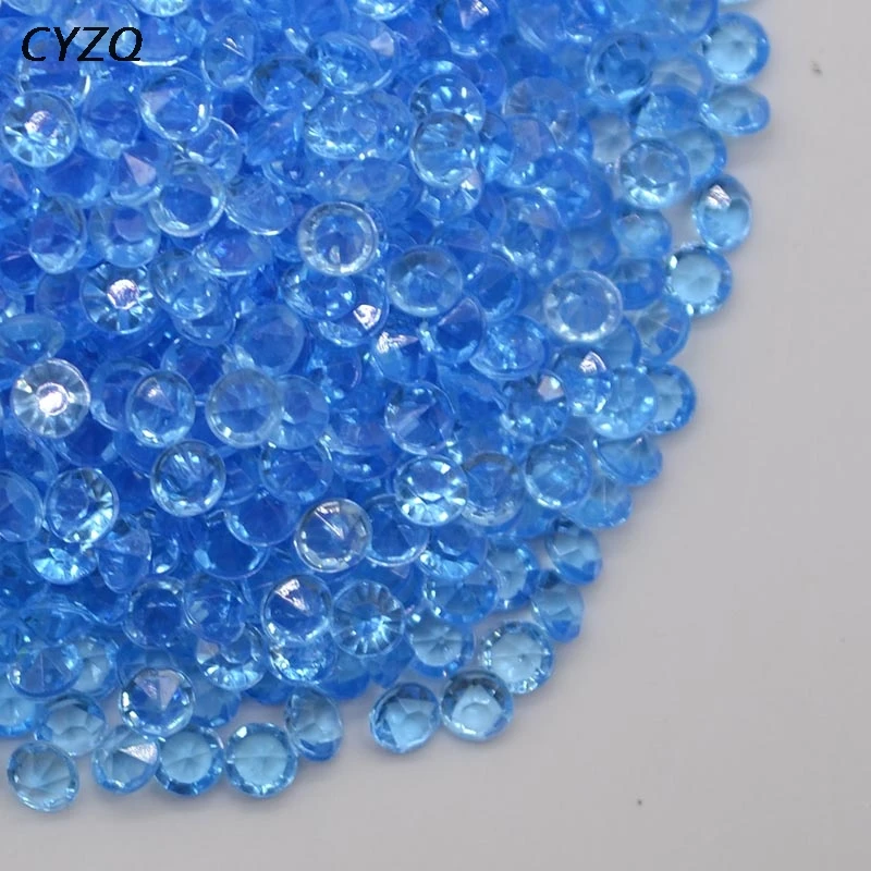 1000PCS 4.5mm Acrylic Crystals Confetti Wedding Table Scatters Decoration Centerpiece Event Party Supplies