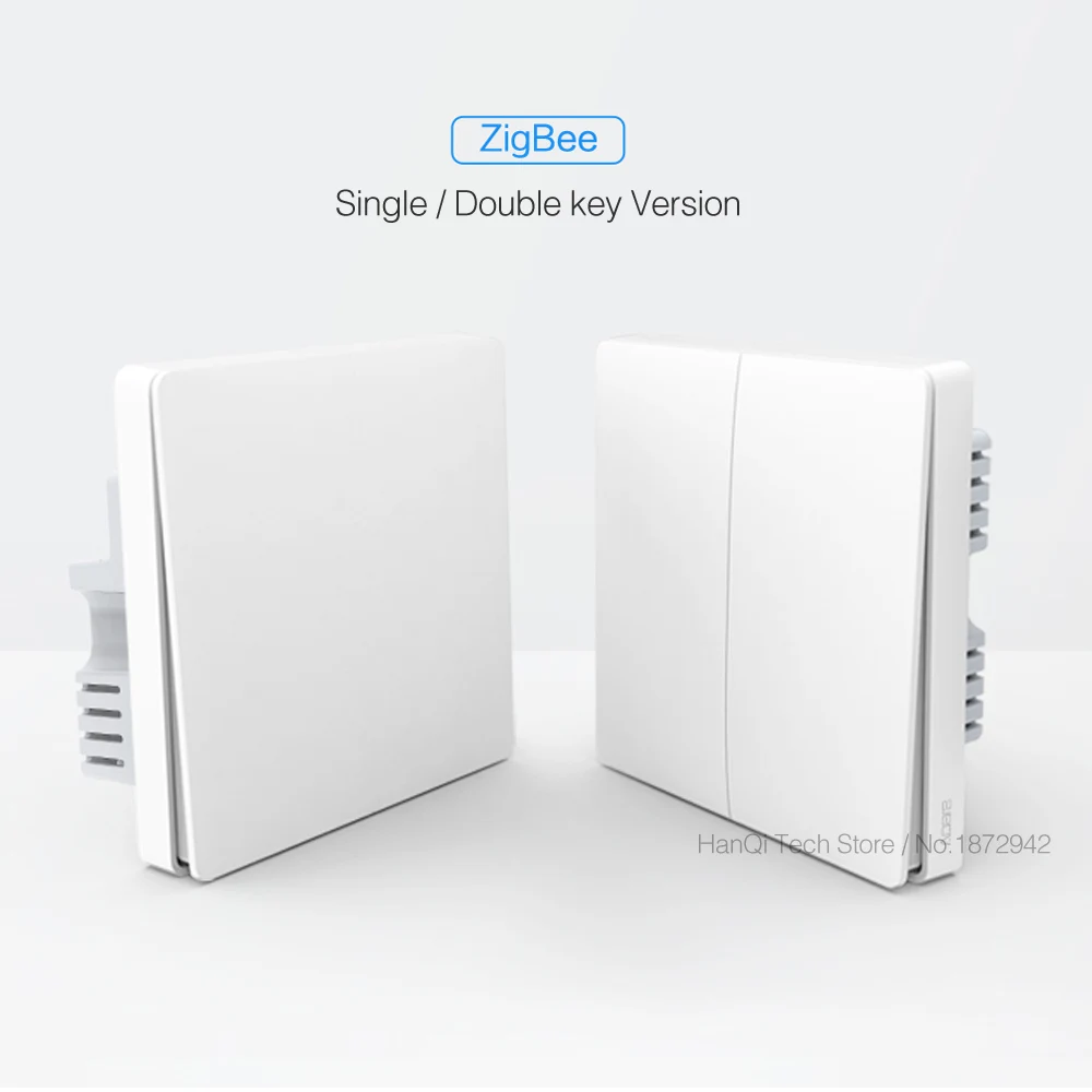 Новый Умный светильник Xiaomi Aqara с управлением ZiGBee настенный выключатель через