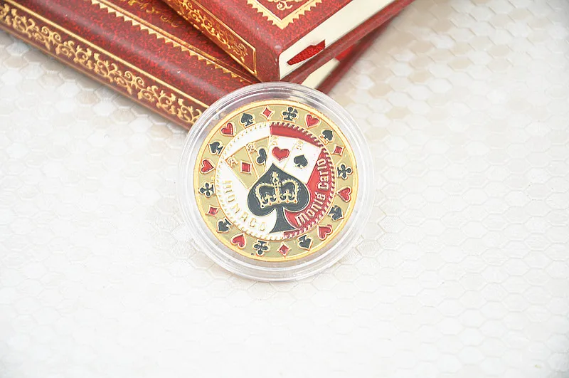 Buy Gold Poker Chips Souvenir Coins from Reliable coin
