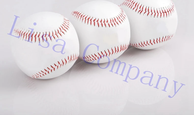 Новые белые диаметр 7 см ручного шитья мягкая текстура сплошной бейсбол практике обучения Бейсбол Мячи Спортивные команды игры