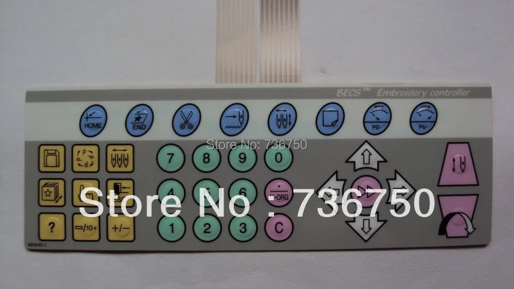 

Dahao 805445-1 BECS-18 controller keyboard / keypad / membrane for China embroidery machines Feiya spare parts